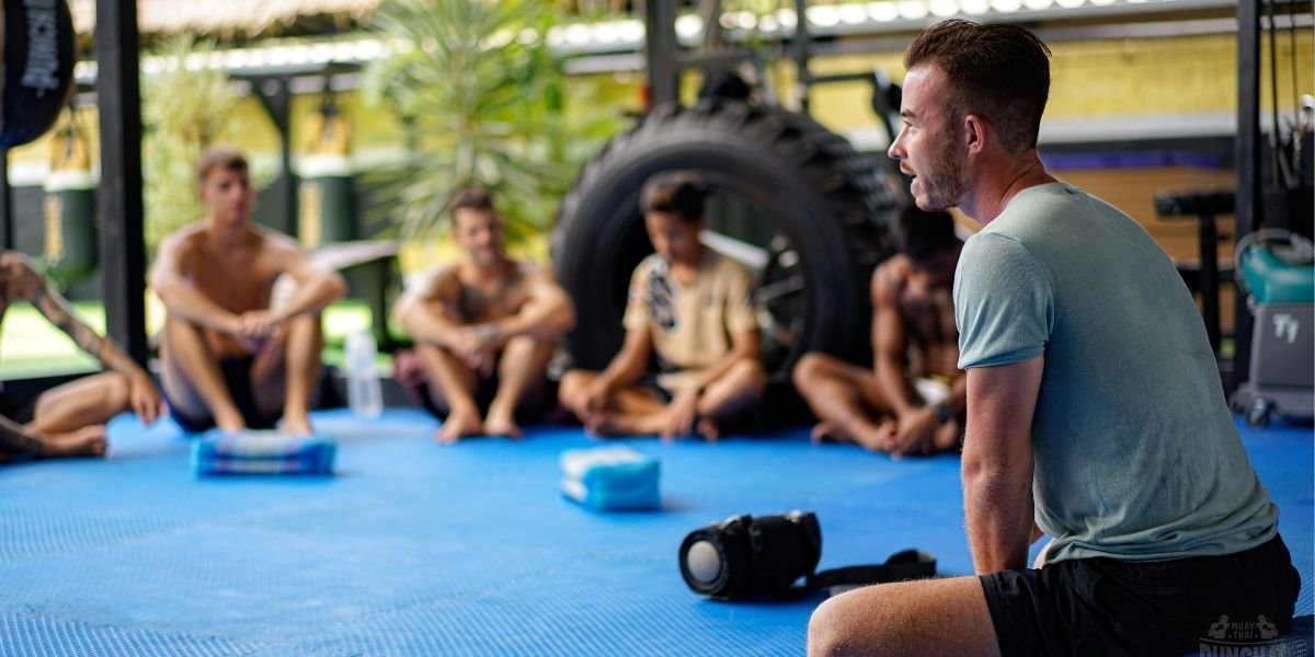 Diego Pauel leading a breathwork session with participants in Thailand